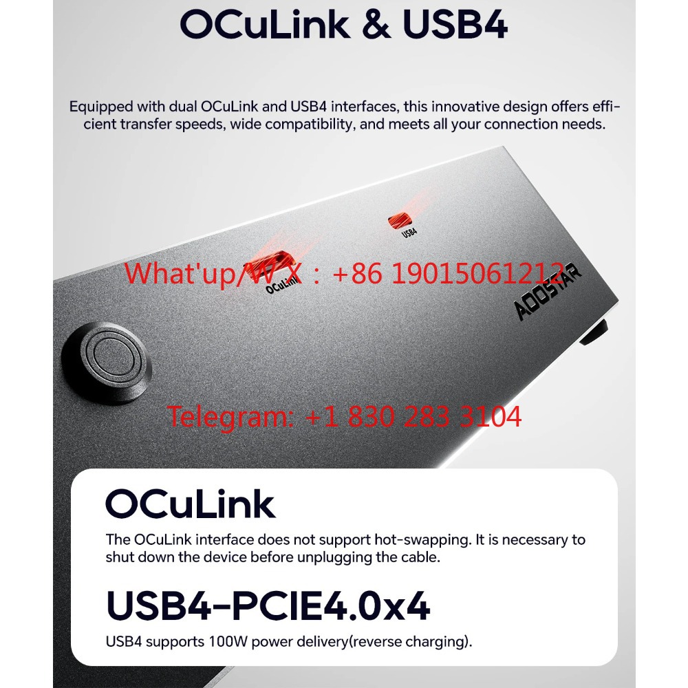 AOOSTAR AG02 External Graphics - Oculink Egpu Dock Graphics Card ulasan dan harga